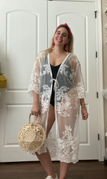 DAISY LACE SWIM COVER UP